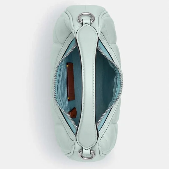 Coach Carmen Mini Crossbody Bag In /Silver/Green NWT - Picture 3 of 6